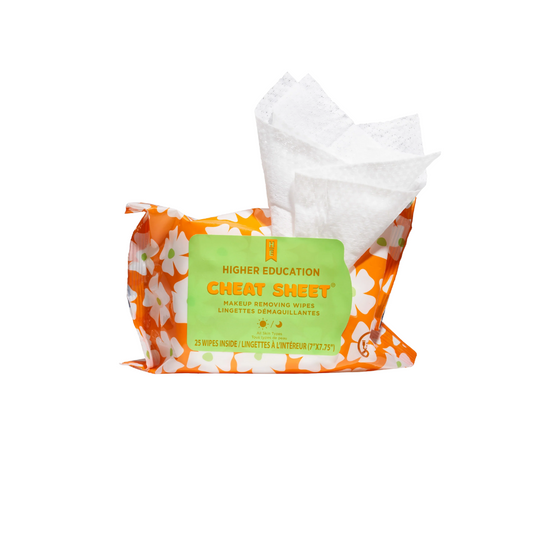 Cheat Sheet Makeup Removing Wipes