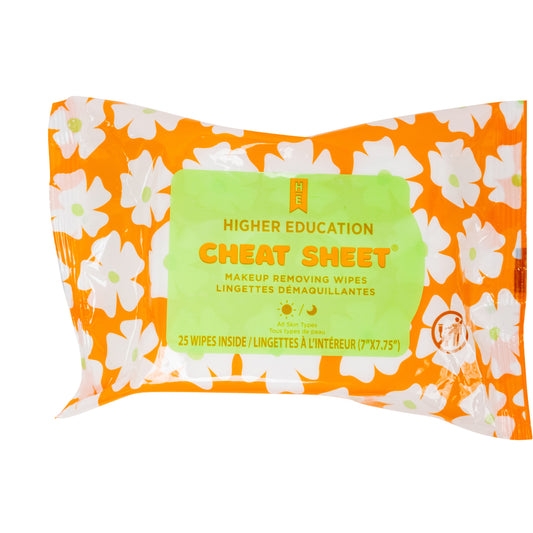 Cheat Sheet Makeup Removing Wipes